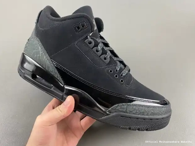 Official Maikesneakers Jordan Air 3 Black Cat CT8532-001 0621